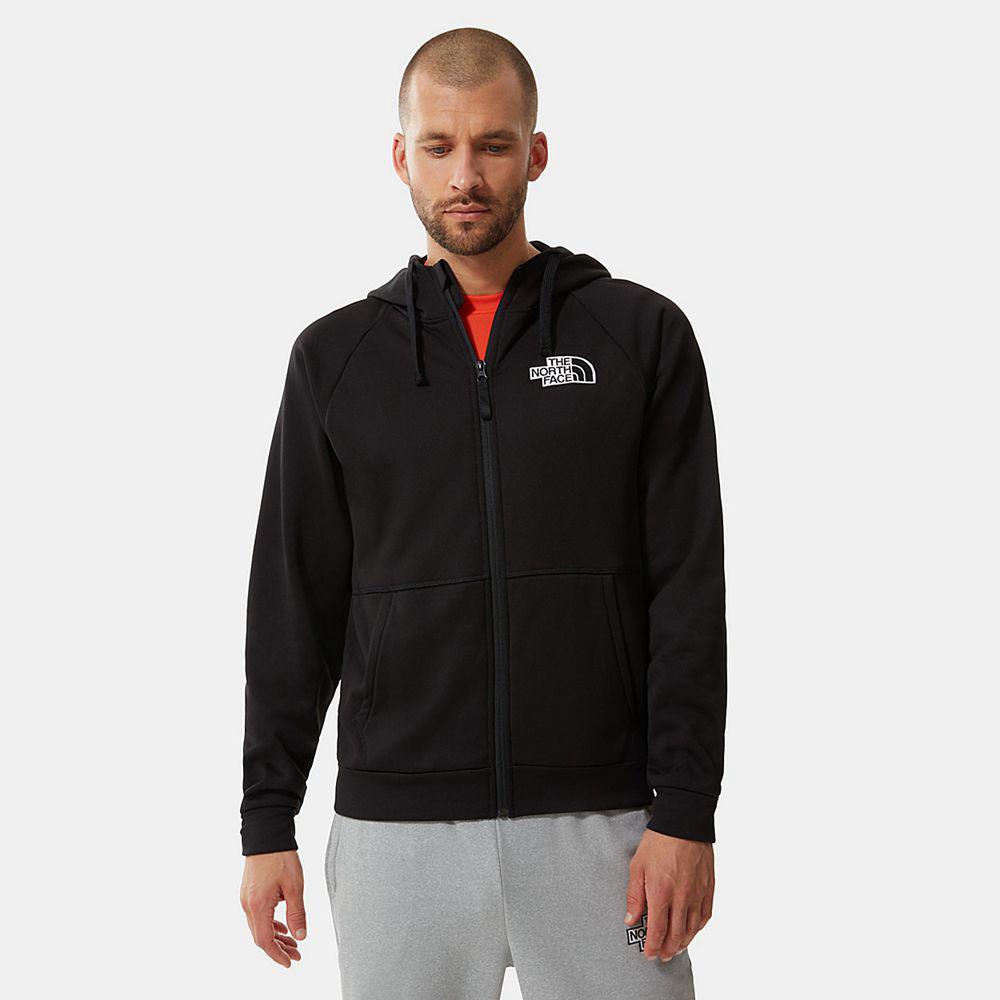 The North Face Exploration Zip-Up  Ανδρικα Φούτερ Hoodie - Μαυρα (TIVO74651)